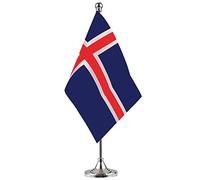 Drapeau de l'Islande pour table, bureau, bannière internationale du monde - Festival événements, célébration, bureau et décoration de la maison