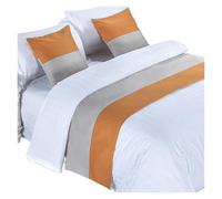 Drapeau de lit Housse de Couette, écharpe, Serviette, Protection, jeté de lit, for Chambre à Coucher, hôtel, décoration de Salle de Mariage(Color 5,50x260cm)