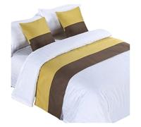 Drapeau de lit Housse de Couette, écharpe, Serviette, Protection, jeté de lit, for Chambre à Coucher, hôtel, décoration de Salle de Mariage(Color 10,50X210cm)