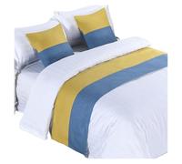 Drapeau de lit Housse de Couette, écharpe, Serviette, Protection, jeté de lit, for Chambre à Coucher, hôtel, décoration de Salle de Mariage(Color 8,50x260cm)