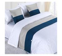 Drapeau de lit Literie Écharpe Serviette Protection Jeté Literie for Chambre Hôtel Salle De Mariage Décor Serviette De Lit(Color 12,45X45cm Pillowcase)