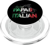 Drapeau de l'Italie avec Inscription « The Best Papas are Italian » PopSockets PopGrip pour MagSafe