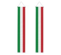 Drapeau de l'Italie Bannière Décorations de Fête Bienvenue Porche Maison Toile de Fond Fournitures de Fête Graduate