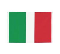 Drapeau de l'Italie - Bannière festive - 119,4 x 180,3 cm - Pour Noël, fêtes nocturnes, réunions entre amis