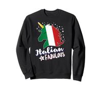 Drapeau de l'Italie Licorne Italienne Sweatshirt