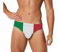 Drapeau de l'Italie Maillot de Bain pour Homme Slip de Bain Triangle String Bikini Maillot de Bain