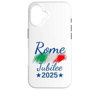 Drapeau de l'Italie Rome Souvenir Rome 2025 Jubilé pèlerins Coque pour iPhone 16