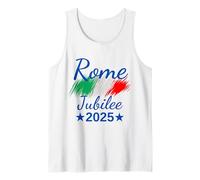 Drapeau de l'Italie Rome Souvenir Rome 2025 Jubilé pèlerins Débardeur