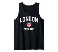 Drapeau de Londres Angleterre Patriot Shield Débardeur