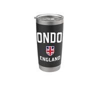 Drapeau de Londres Angleterre Patriot Shield Gobelet isotherme en acier inoxydable double paroi