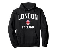 Drapeau de Londres Angleterre Patriot Shield Sweat à Capuche