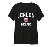 Drapeau de Londres Angleterre Patriot Shield T-Shirt Haut de Gamme