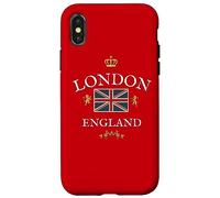 Drapeau de Londres, Angleterre, Union Jack, Grande-Bretagne Coque pour iPhone X/XS
