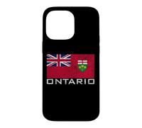 Drapeau de l'ONTARIO du Canada - Blason des Armes Coque pour iPhone 14 Pro Max
