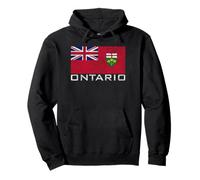 Drapeau de l'ONTARIO du Canada - Blason des Armes Sweat à Capuche