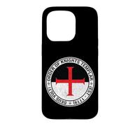 Drapeau de l'Ordre des Chevaliers Templiers Coque pour iPhone 15 Pro