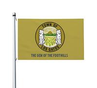 Drapeau de Los Gatos, Californie, 90 x 150 cm, polyester résistant double face, bannière décorative extérieure, drapeau de bienvenue pour la maison, la terrasse ou le jardin.