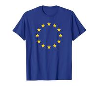 Drapeau de l'UE, Union européenne, Cercle de 12 étoiles dorées T-Shirt