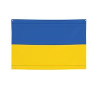 Drapeau de l'Ukraine Bannières et drapeaux imprimés, toiles de fond suspendues, adaptées pour les fournitures de fête de vacances et la décoration de la maison.