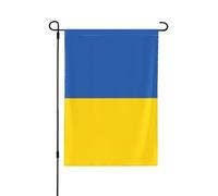 Drapeau de l'Ukraine décoratif double face - Bannière de jardin, parfaite pour la décoration extérieure et intérieure, disponible en deux tailles