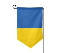 Drapeau de l'Ukraine - Décoration extérieure - Pour jardin et terrasse - 30,5 x 45,7 cm - Plusieurs formes