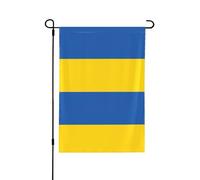 Drapeau de l'Ukraine pour jardin d'automne double face, décoration saisonnière durable pour décoration de porche de cour