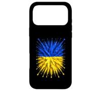 Drapeau de l'Ukraine Splash Art Motif Drapeau ukrainien Patriotique Coque pour iPhone 17 Pro Max
