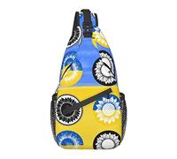 Drapeau de l'Ukraine Tournesols Floral, Sac à bandoulière