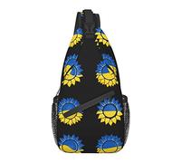 Drapeau de l'Ukraine Tournesols Floral, Sac à bandoulière