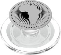 Drapeau de l'Union Africaine Noir PopSockets PopGrip pour MagSafe