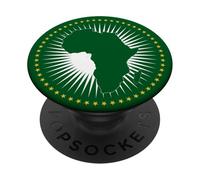 Drapeau de l'Union Africaine PopSockets PopGrip Adhésif