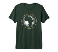 Drapeau de l'Union Africaine T-Shirt Haut de Gamme