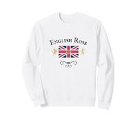 Drapeau de l'union Rose Anglaise Grande-Bretagne Royaume-Uni Sweatshirt