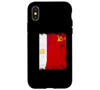 Drapeau de l'Union soviétique Egypte Patrimoine CCCP Coque pour iPhone X/XS