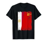Drapeau de l'Union soviétique Egypte Patrimoine CCCP T-Shirt