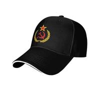 Drapeau De L'Union Soviétique Femme Homme Casquette De Baseball Plat Baseball Cap Anti UV Casquette Trucker pour Randonnée Été Toutes Les Saisons