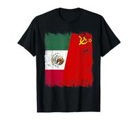 Drapeau de l'Union soviétique Mexique Patrimoine CCCP T-Shirt
