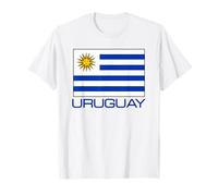 Drapeau de l'URUGUAY Bannière URUGUAYENNE Sol DE Mayo Symbole Emblème T-Shirt