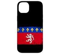 Drapeau de Lyon en Vintage Idée-cadeau Lyonnais Lyon France Coque pour iPhone 14 Plus