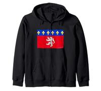 Drapeau de Lyon en Vintage Idée-cadeau Lyonnais Lyon France Sweat à Capuche