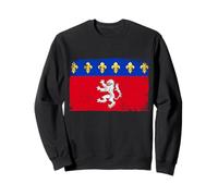 Drapeau de Lyon en Vintage Idée-cadeau Lyonnais Lyon France Sweatshirt