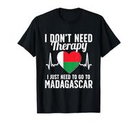 Drapeau de Madagascar I Cadeau Vacances I Madagascar T-Shirt