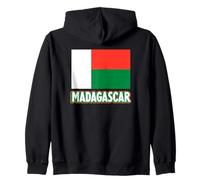 Drapeau de Madagascar patriotique africain pour hommes, femmes, enfants malgache Sweat à Capuche