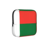 Drapeau de Madagascar Sac de Rangement Anti-Période Hygiène Féminine Sac de Voyage pour Serviettes Sanitaires Pochette Discrète Mensural pour Sac à Main Bureau
