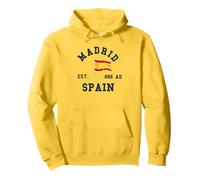 Drapeau de Madrid Espagne Souvenir Espagne Skyline Hommes Femmes Sweat à Capuche