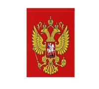 Drapeau de maison avec blason de la Russie double face pour jardin, vacances, cour, décoration de bienvenue 71 x 101,6 cm