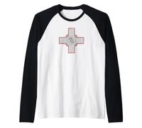 Drapeau de Malte George Cross Valletta Manche Raglan
