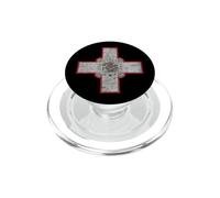 Drapeau de Malte George Cross Valletta PopSockets PopGrip pour MagSafe