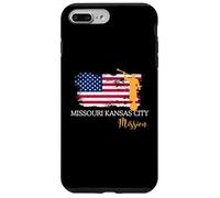 Drapeau de Mission Missouri Kansas City et Angel Moroni Coque pour iPhone 7 Plus/8 Plus