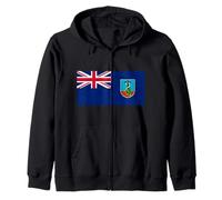 Drapeau de Montserrat Sweat à Capuche